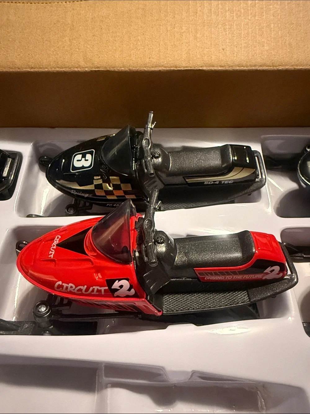 Snowmobile die cast toy